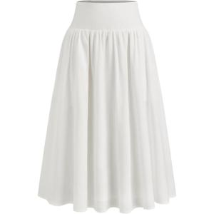 CIDER High Waist Skirt(White)
