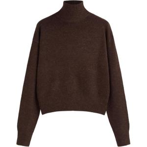 CIDER Oversized Sweater Women Turtle Neck Long Sleeve Knit Top Pullover Jumper Slouchy Fall Winter Trendy(Coffee)