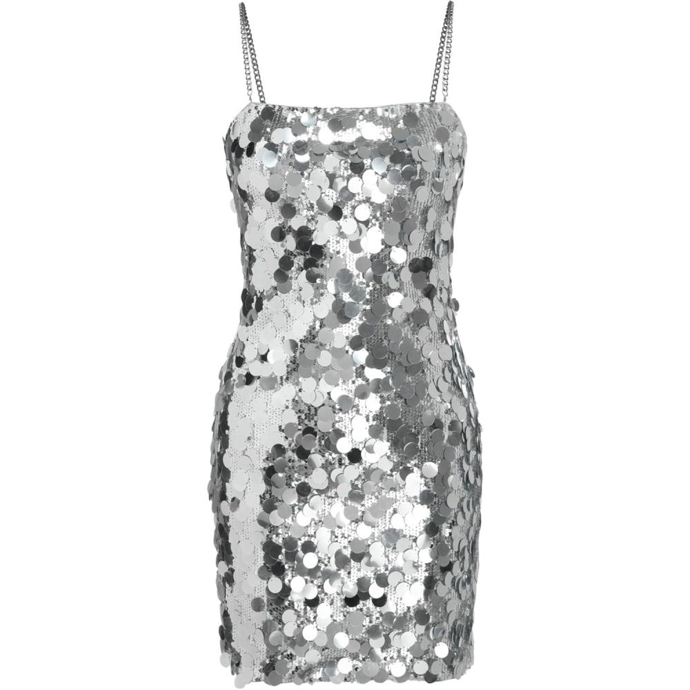 imageCIDER Sequin Chain Mini DressSilver