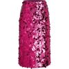 imageCIDER Sequin Mid Waist Split Midi SkirtFushcia