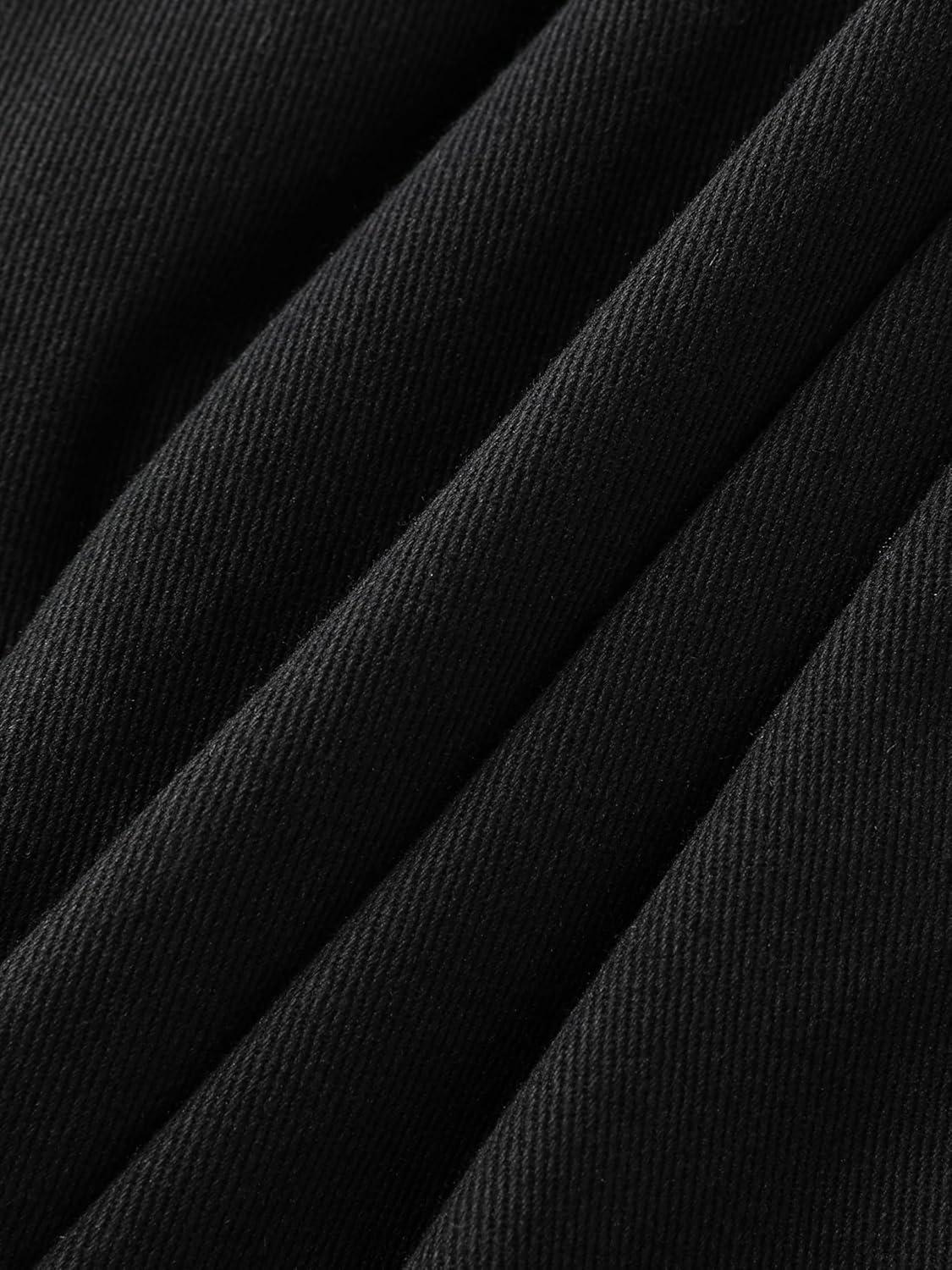 imageCIDER Stitching Wide Leg TrousersBlack