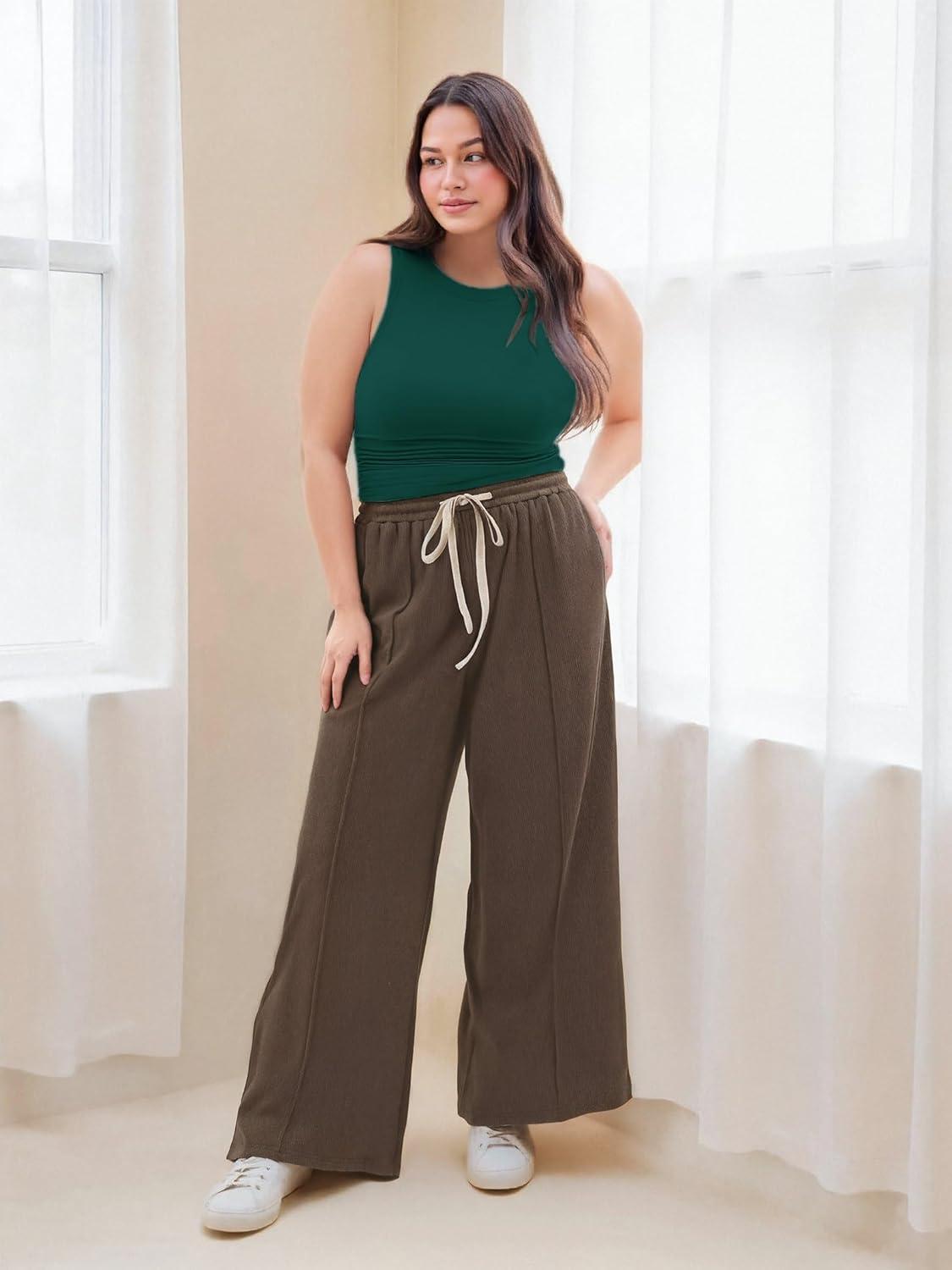 imageCIDER Crop Tops for Women Mimi Cuttrell Basic Sleeveless Ruched Going Out Summer Casual Ribbed Tank TopGreen