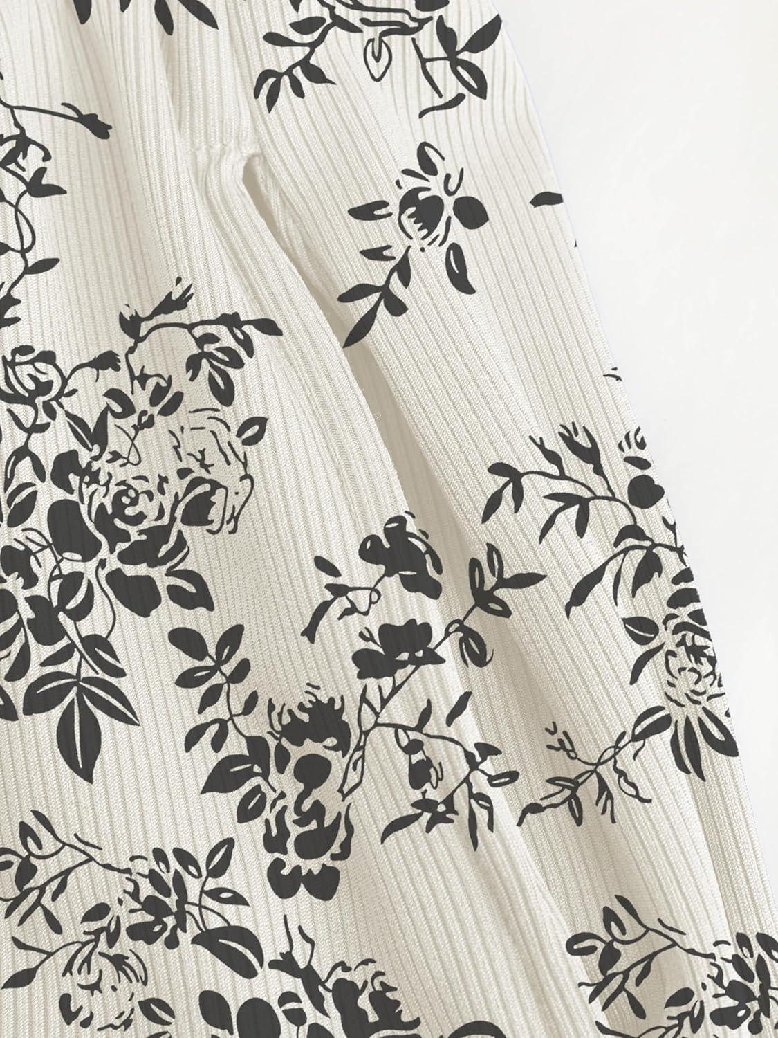 imageCIDER Women Shorts Elastic Waist Wide Leg Flowy Baggy Boxer Shorts Summer Vacation Boho Casual Outfits 2025Beige