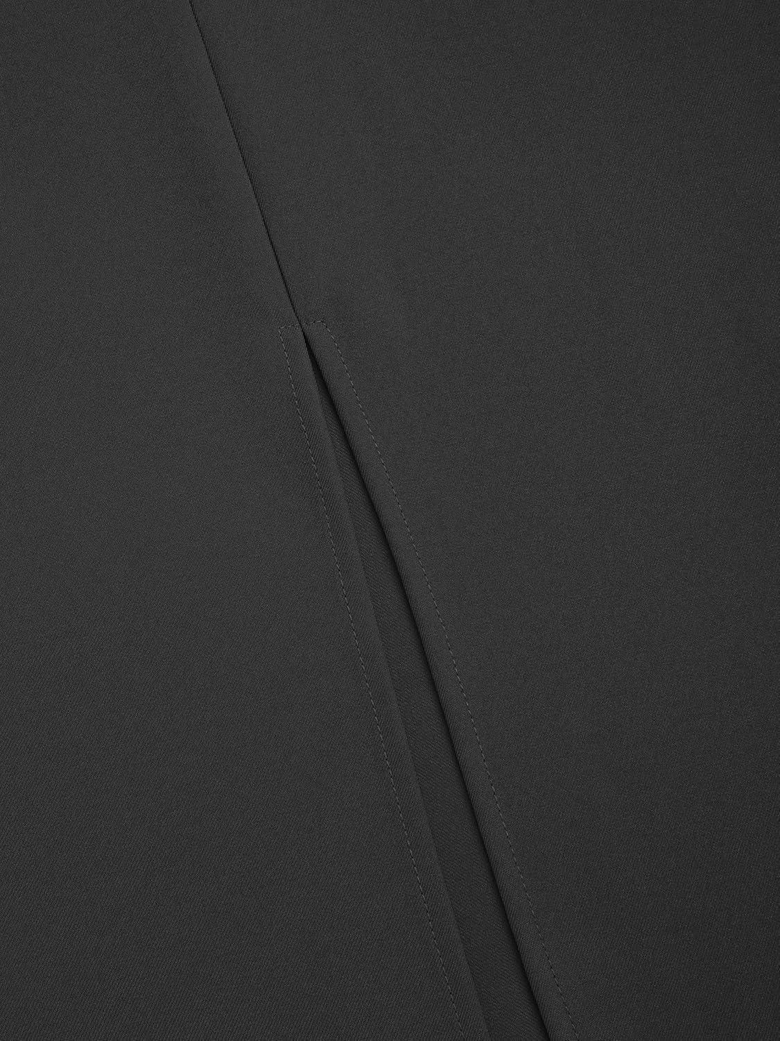 imageCIDER Solid High Waist Split Maxi SkirtBlack