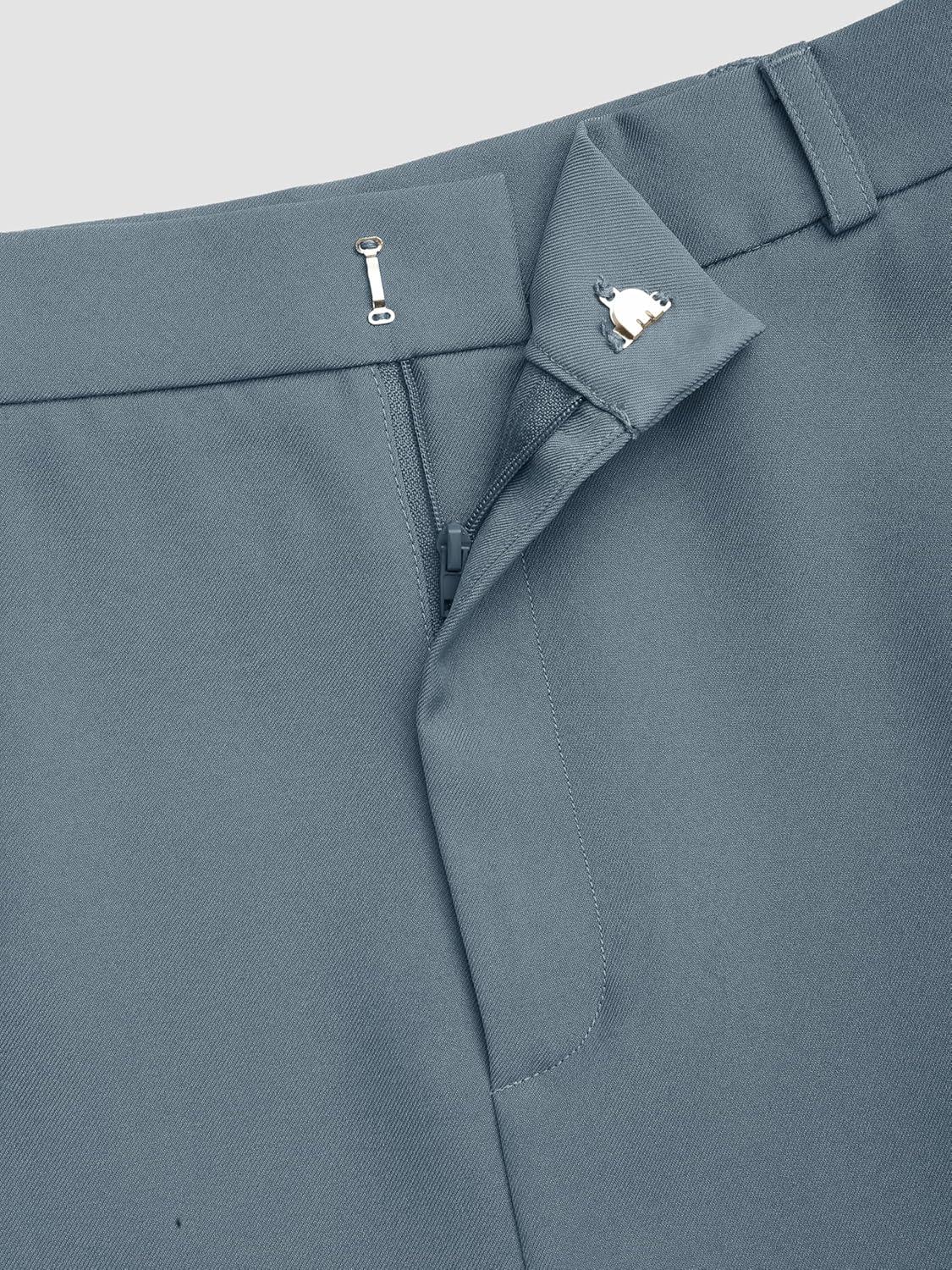 imageCIDER Solid High Waist Split Maxi SkirtBlue