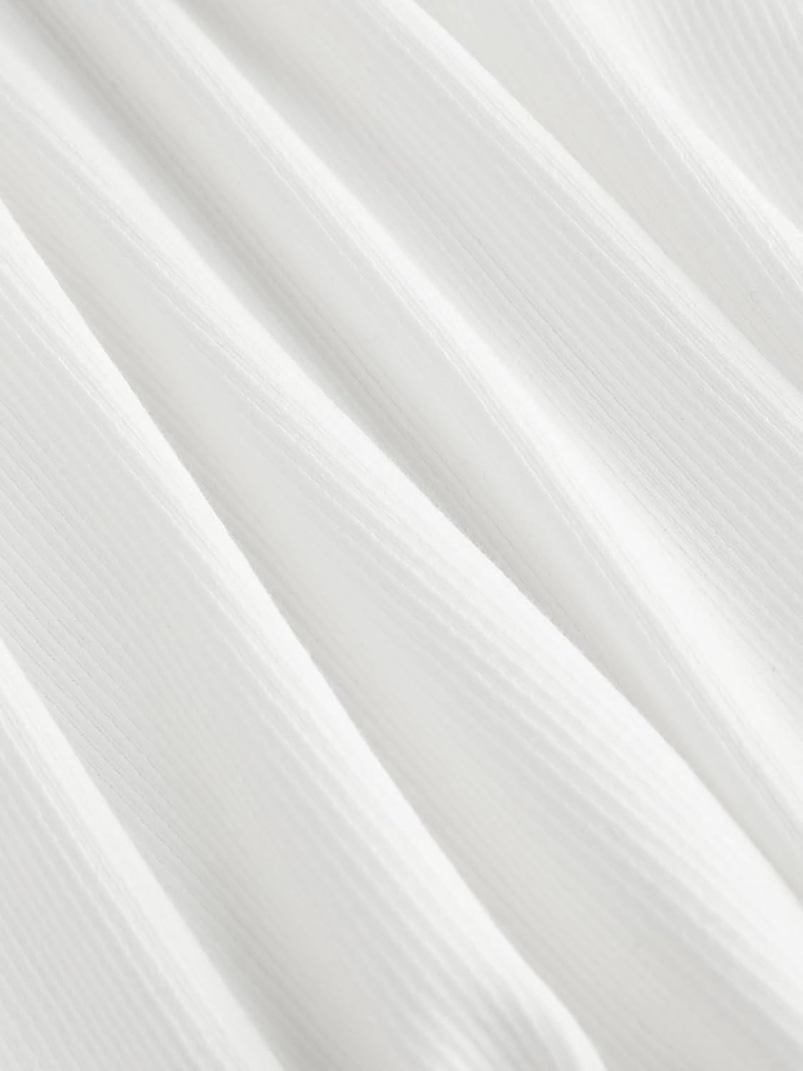 imageCIDER VNeck Solid Ruched Crop TopWhite