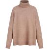 imageCIDER High Neck Knitted Long Sleeve SweaterKhaki