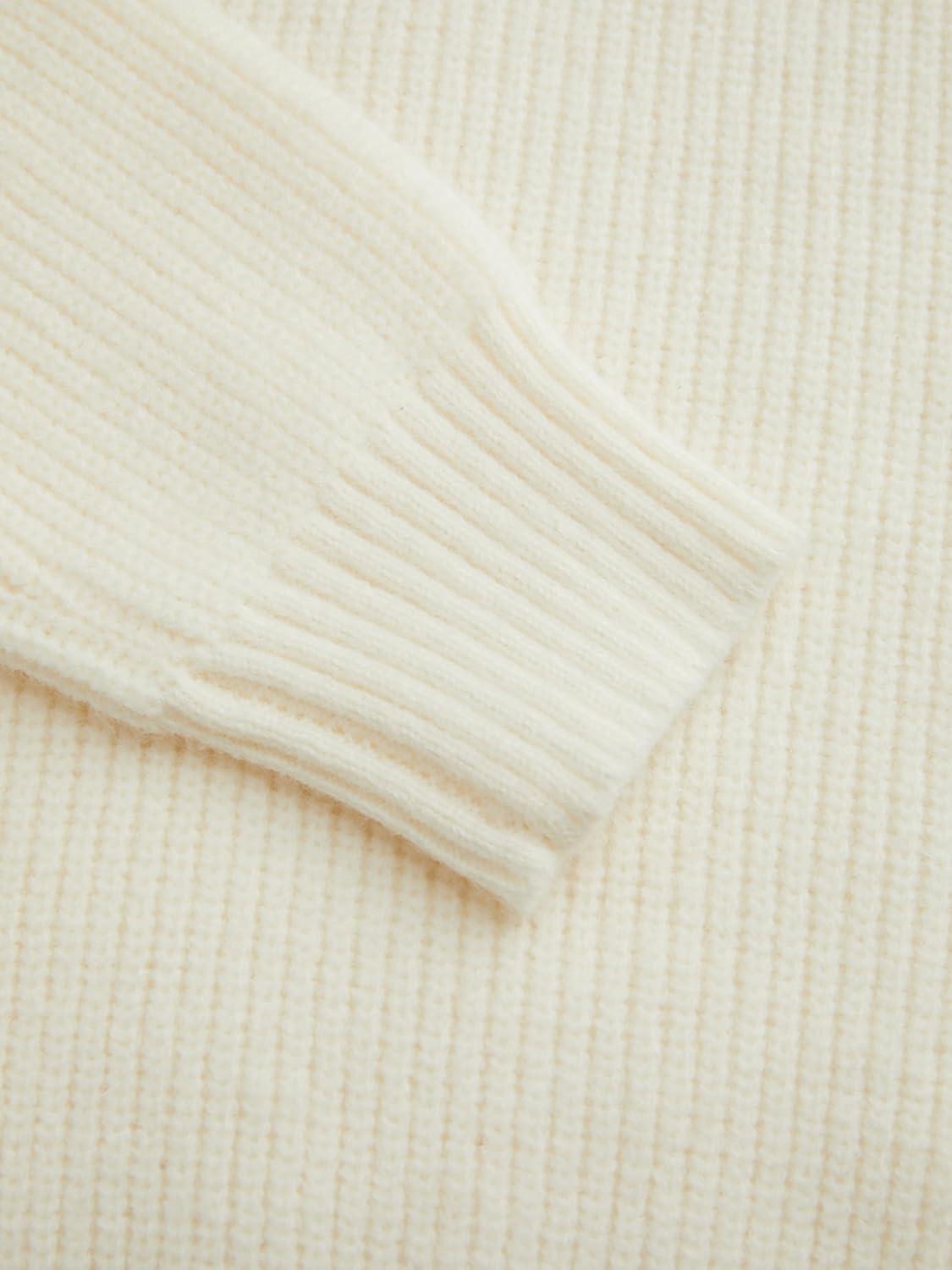 imageCIDER Womens Knit Sweater Cold Shoulder Long Going Out Casual Sleeve Pullover TopBeige