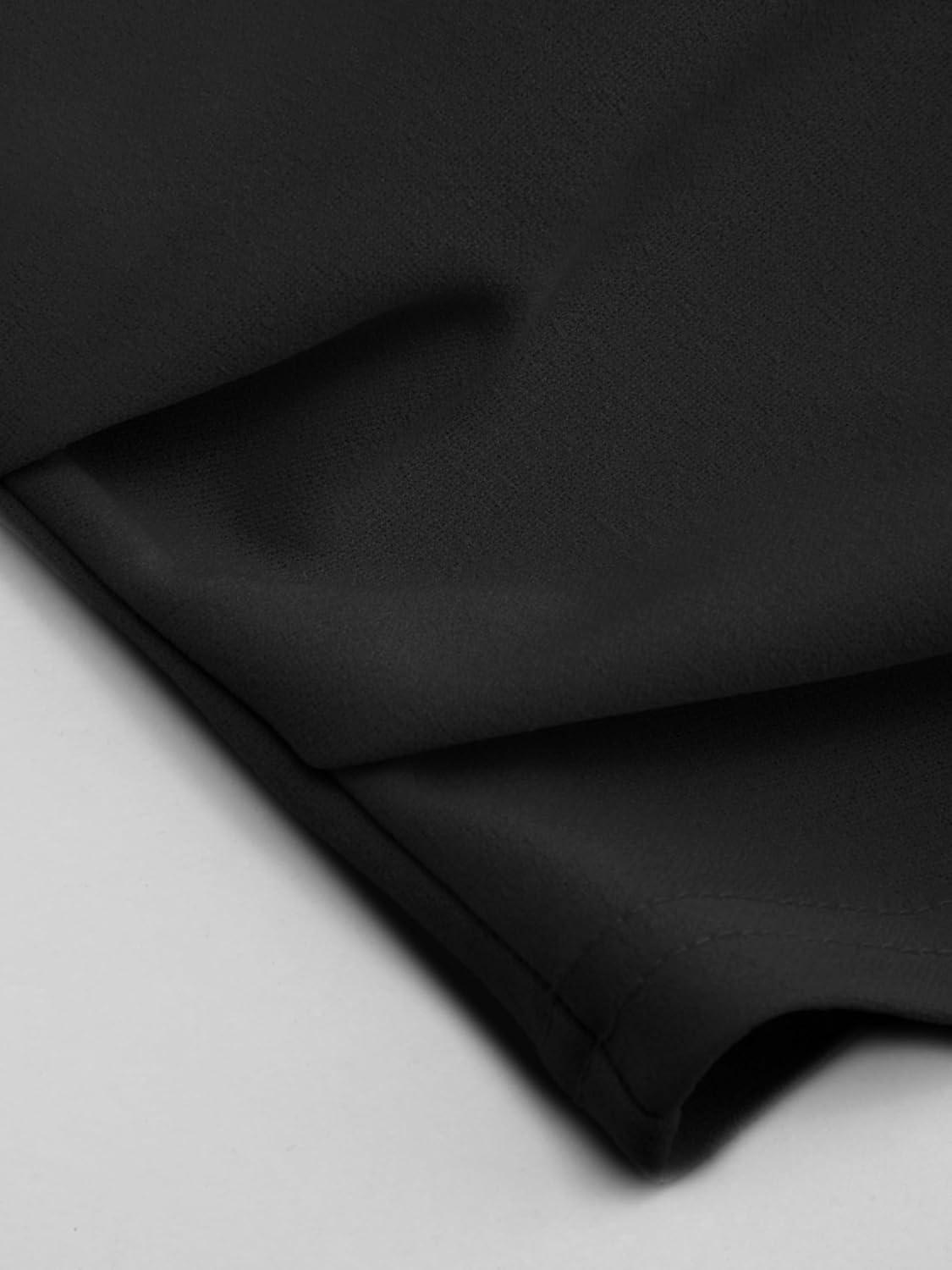 imageCIDER Crop Tank Tops for Women Bowknot Ruched Solid Scoop Neck Sleeveless Fitted TopsBlack