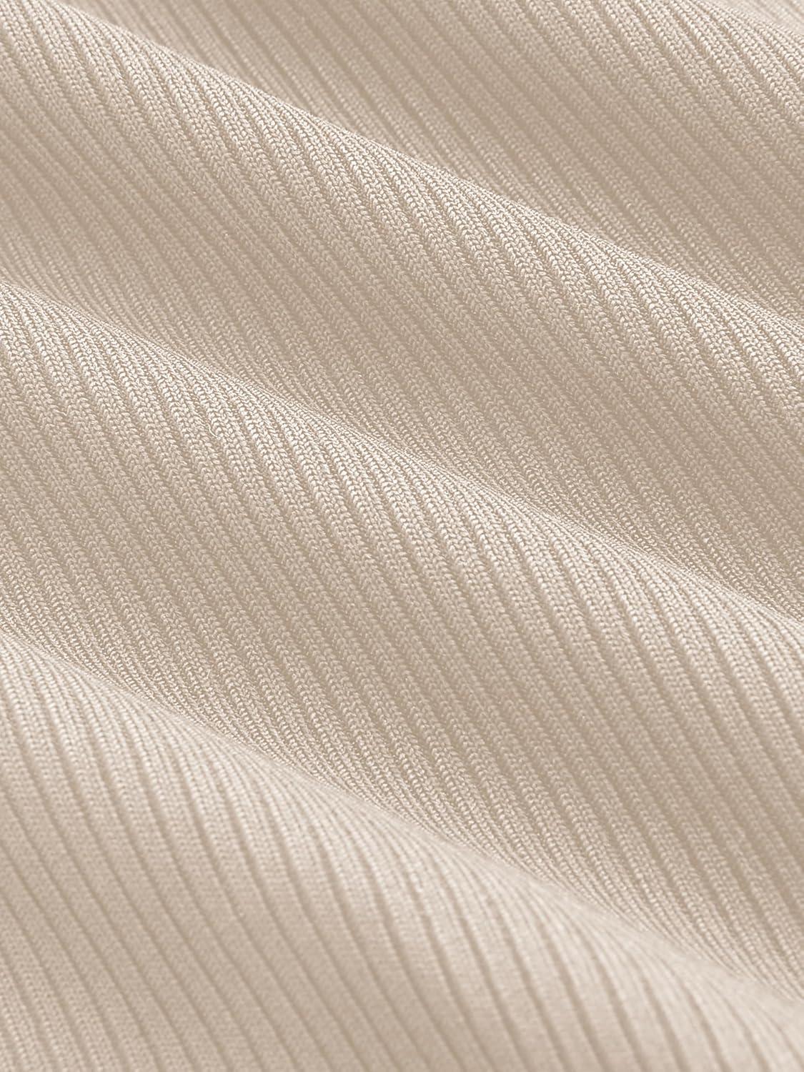 imageCIDER Going Out Tops Square Neck Ruched Short Sleeve Slim Fit Tee Shirt Basic Casual Tops for WomenBeige