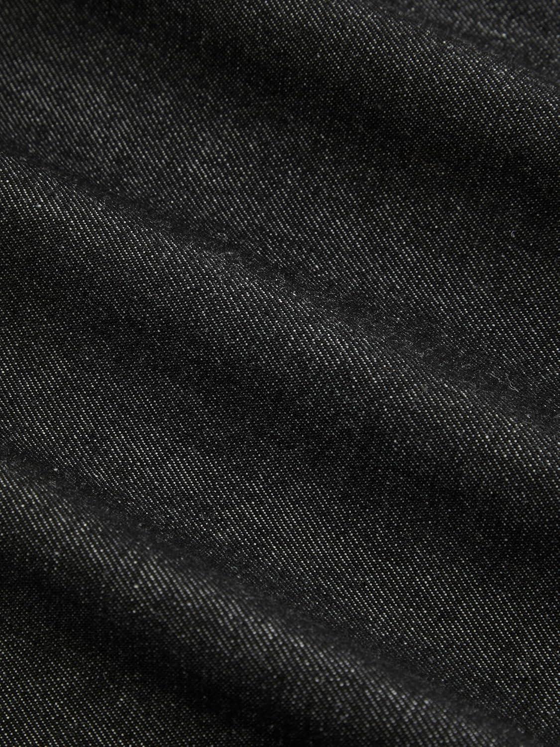 imageCIDER Drawstring Wide Leg Jeans for Women High Waisted Baggy Jeans Denim Pants with PocketsBlack