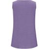 Débardeur sans manches pour femme – Débardeur d&rsquo;été sexy en coton – Coupe ample – T-shirt de sport – Couleur unie – Haut basique – Mode d&rsquo;été (disponible en grande taille)(#03 Violet)