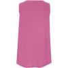 Débardeur sans manches pour femme – Débardeur d&rsquo;été sexy en coton – Coupe ample – T-shirt de sport – Couleur unie – Haut basique – Mode d&rsquo;été (disponible en grande taille)(#06 Rose.)