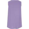 Débardeur sans manches pour femme – Débardeur d&rsquo;été sexy en coton – Coupe ample – T-shirt de sport – Couleur unie – Haut basique – Mode d&rsquo;été (disponible en grande taille)(#06 Violet)
