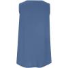 Débardeur sans manches pour femme – Débardeur d&rsquo;été sexy en coton – Coupe ample – T-shirt de sport – Couleur unie – Haut basique – Mode d&rsquo;été (disponible en grande taille)(#06 Bleu.)