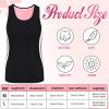 Sintege 2 Débardeurs Thermiques sans Manches en Polaire Camisole Tank Top en Coton Hauts Thermiques pour Femmes(Noir  Gris)
