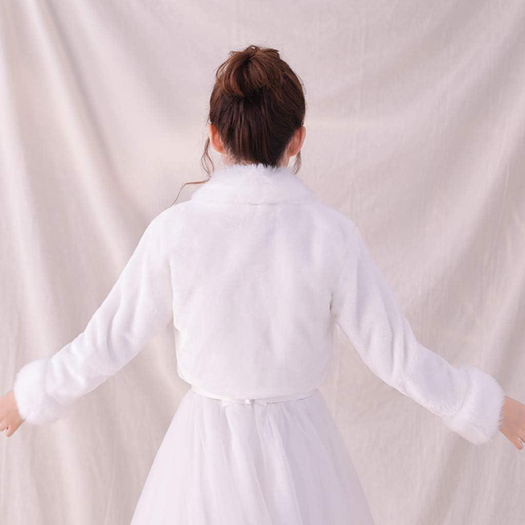 image:imageFemmes Chle Femmes Hiver Manches Longues Ourlet Courb Veste Courte Shrug paissir en Peluche De Mariage De Marie Chaud Chle Wraps Cape pour Robe De Soire Robe
