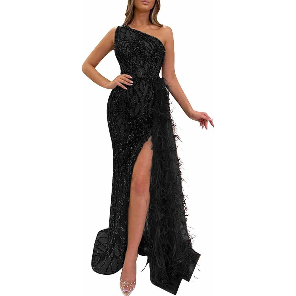 image:imageGenerico Robes pour femme lgantes robe danniversaire pour femme crmonie sexy robes minces vtements de Nol vintage lgants robe paillettes pour femme fine courbe Mini robeVert
