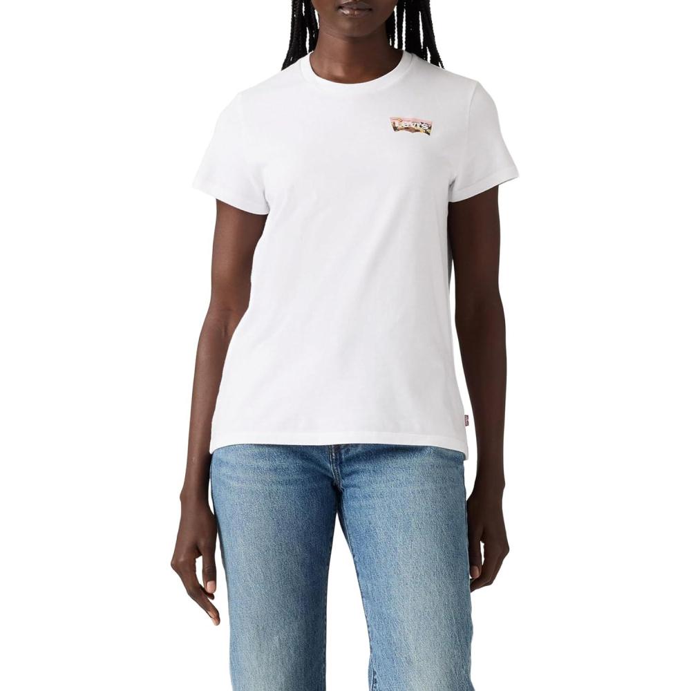 image:imageLevis The Perfect Tee TShirt Femme Pattern Batwing LogoJoshua Tree Scenic B
