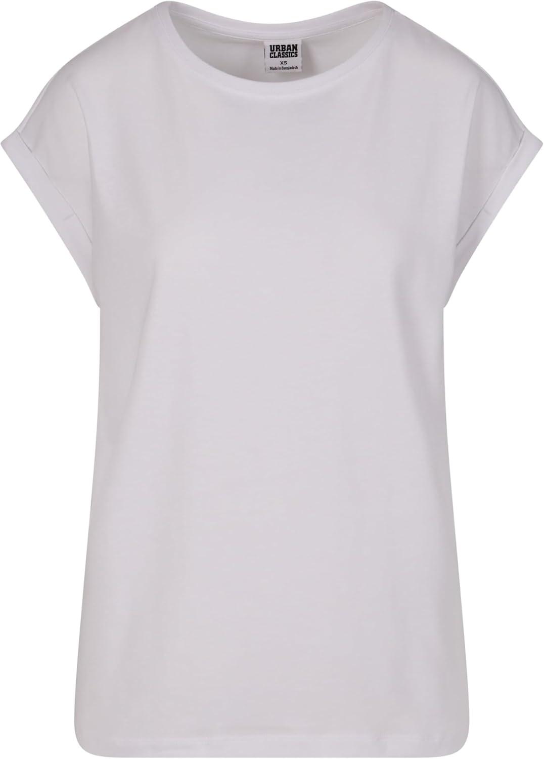 image:imageUrban Classics Damen Ladies Extended Shoulder Tee 3PackBlanc et Cerise