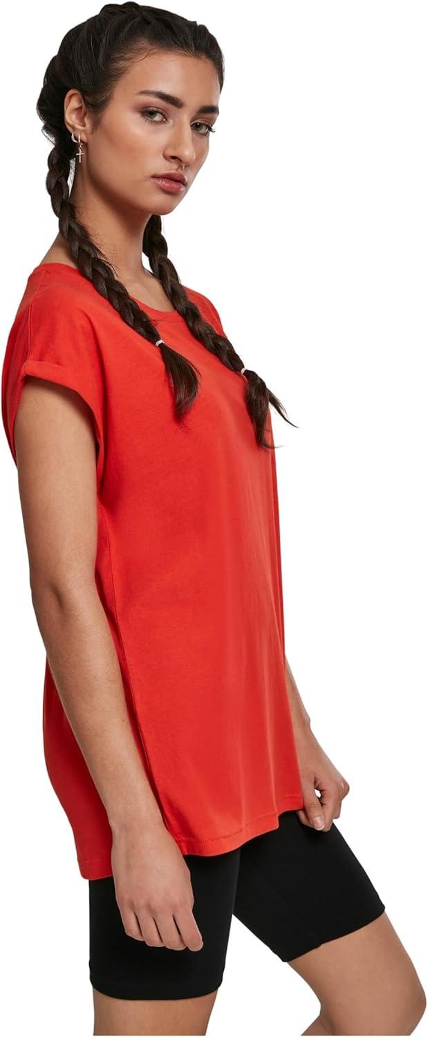 image:imageUrban Classics Damen Ladies Extended Shoulder Tee 3PackBloodorange