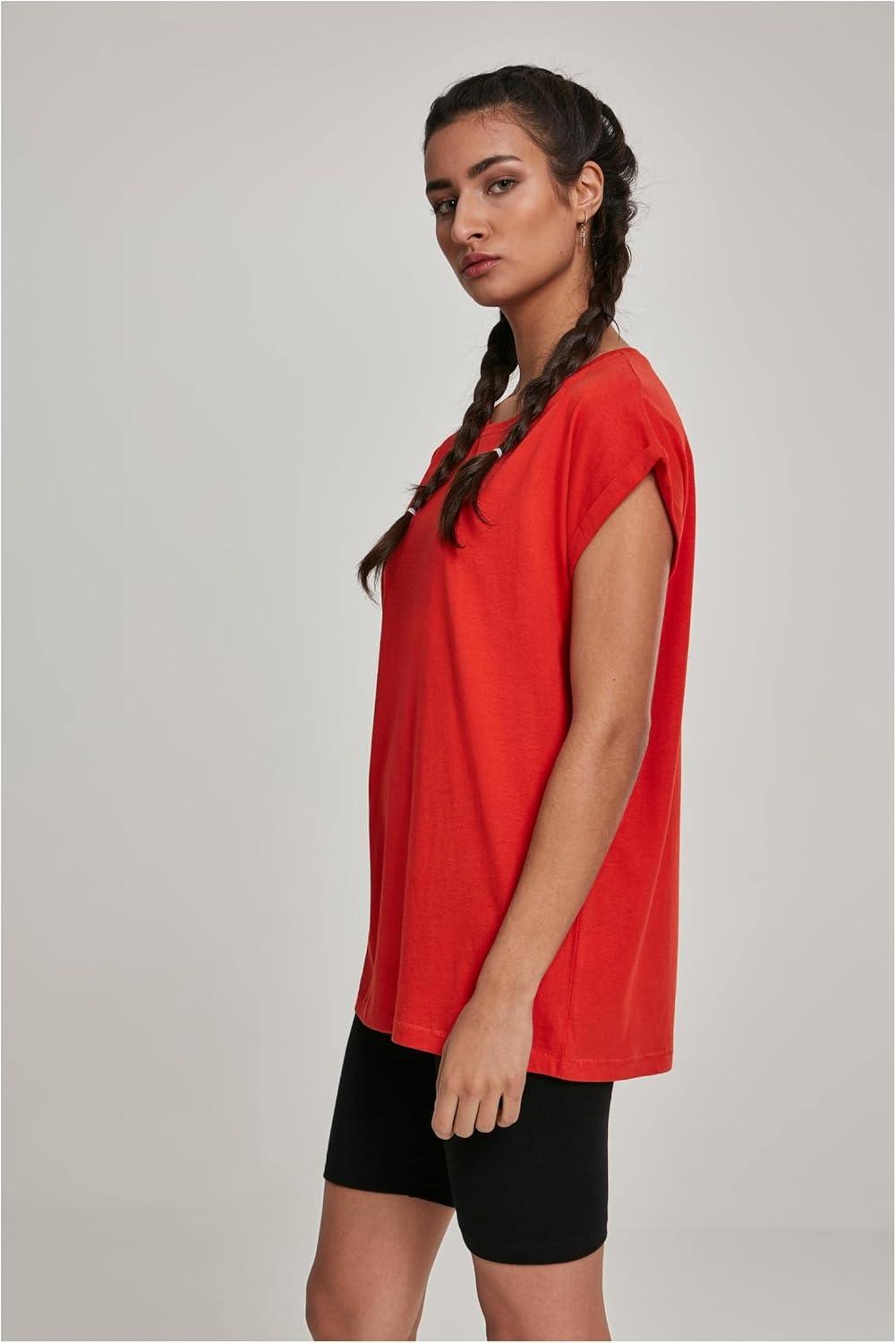 image:imageUrban Classics Damen Ladies Extended Shoulder Tee 3PackBloodorange