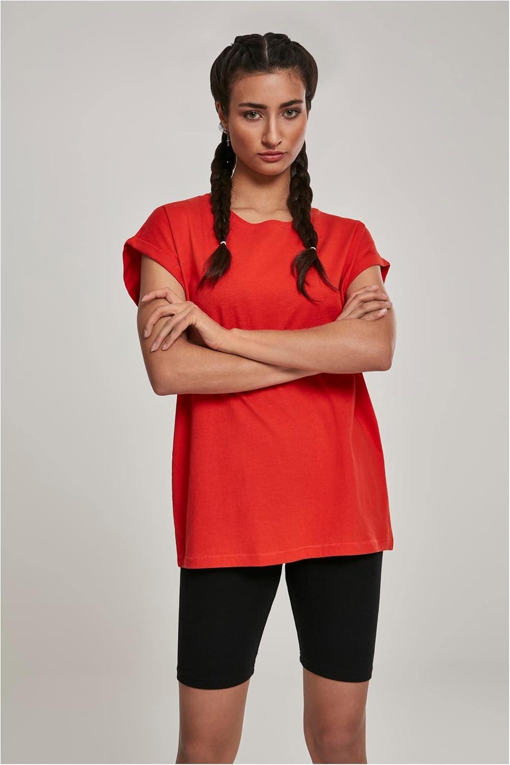 image:imageUrban Classics Damen Ladies Extended Shoulder Tee 3PackBloodorange