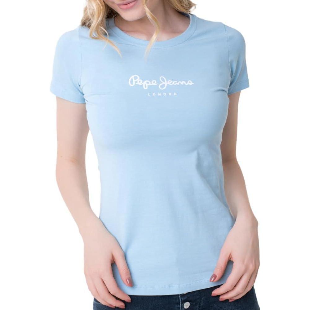 image:imagePepe jeans TShirt Rose Femme New VirginiaBleu Bleu Dazed