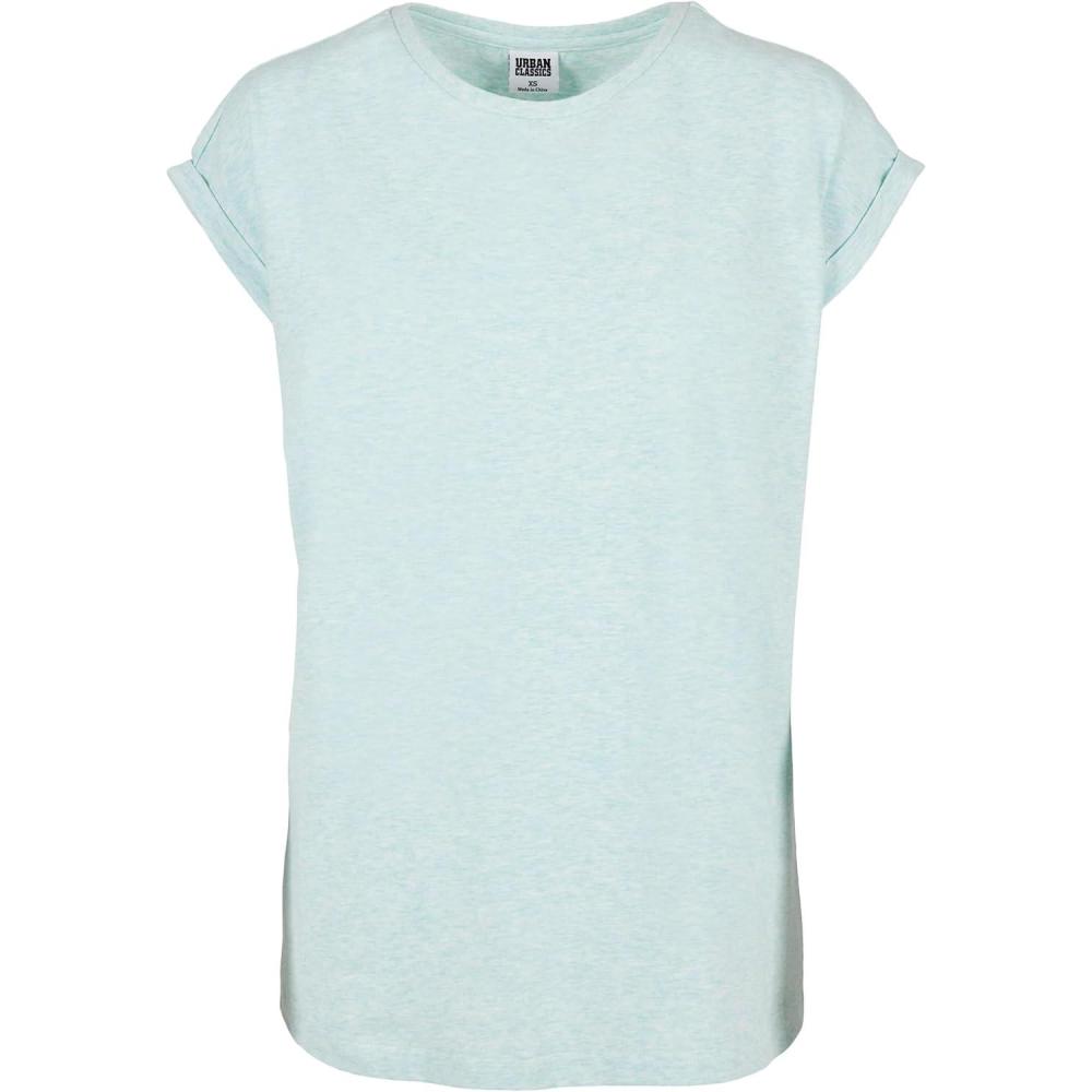 image:imageUrban Classics Damen Ladies Extended Shoulder Tee 3PackAqua Melange