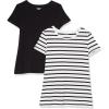 Blanc Rayures/Noir