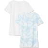 Blanc/Bleu Tie-dye