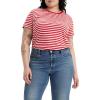 Sandy Stripe Script Red