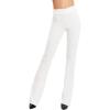 Toocool Pantalon Patte d’Eph pour Femmes, Legging Ajusté pour Femmes, Pantalon Stretch pour Femmes, Pantalon Femmes JL-2148(Blanc)