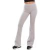 Toocool Pantalon Patte d’Eph pour Femmes, Legging Ajusté pour Femmes, Pantalon Stretch pour Femmes, Pantalon Femmes JL-2148(Gris)