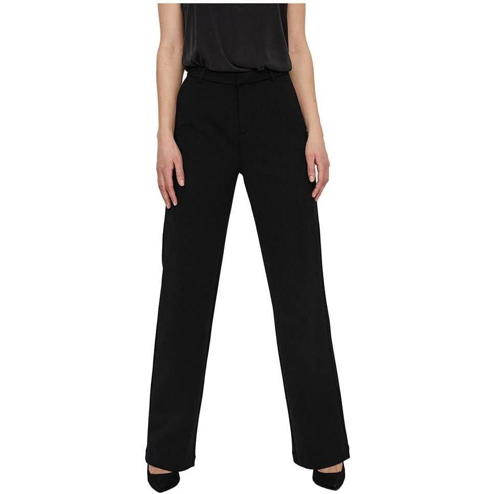 image:imageVERO MODA Pantalon VMZAMIRA Taille Moyenne PantalonsNoir