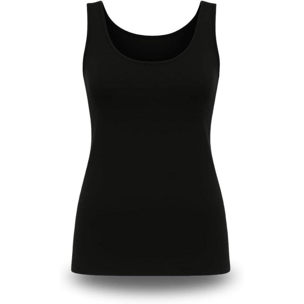 image:imageVenteo Debardeur Femme Thermique Taille 3840  Vetement Femme Noir sans Manche  Top Femme Confortable pour Sport Yoga ou sousvtement Hiver  Haut Elgant Maillot de Corps