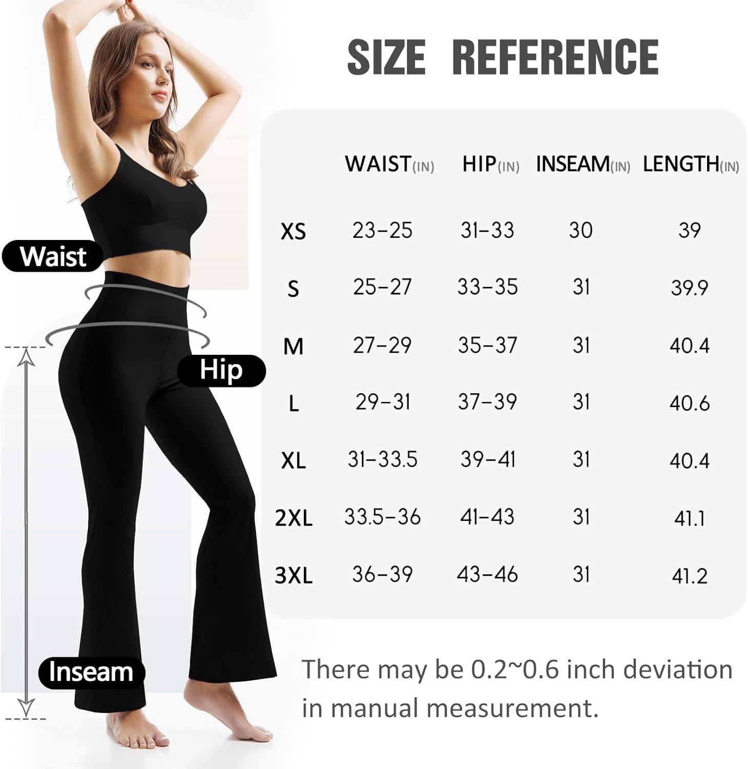 image:imageSINOPHANT Pantalon de Yoga Boocut avec 4 Poches pour Femme Taille Haute Opaque Yoga PantsConvient pour Le Pilates Le Sport Le Fitness Les Loisirs Le TravaillerBrun
