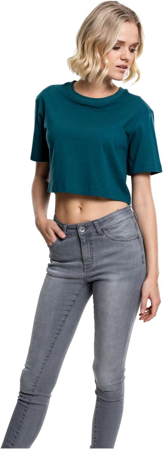 image:imageUrban Classics Ladies Short Oversized Tee TShirt FemmeBleu Sarcelle