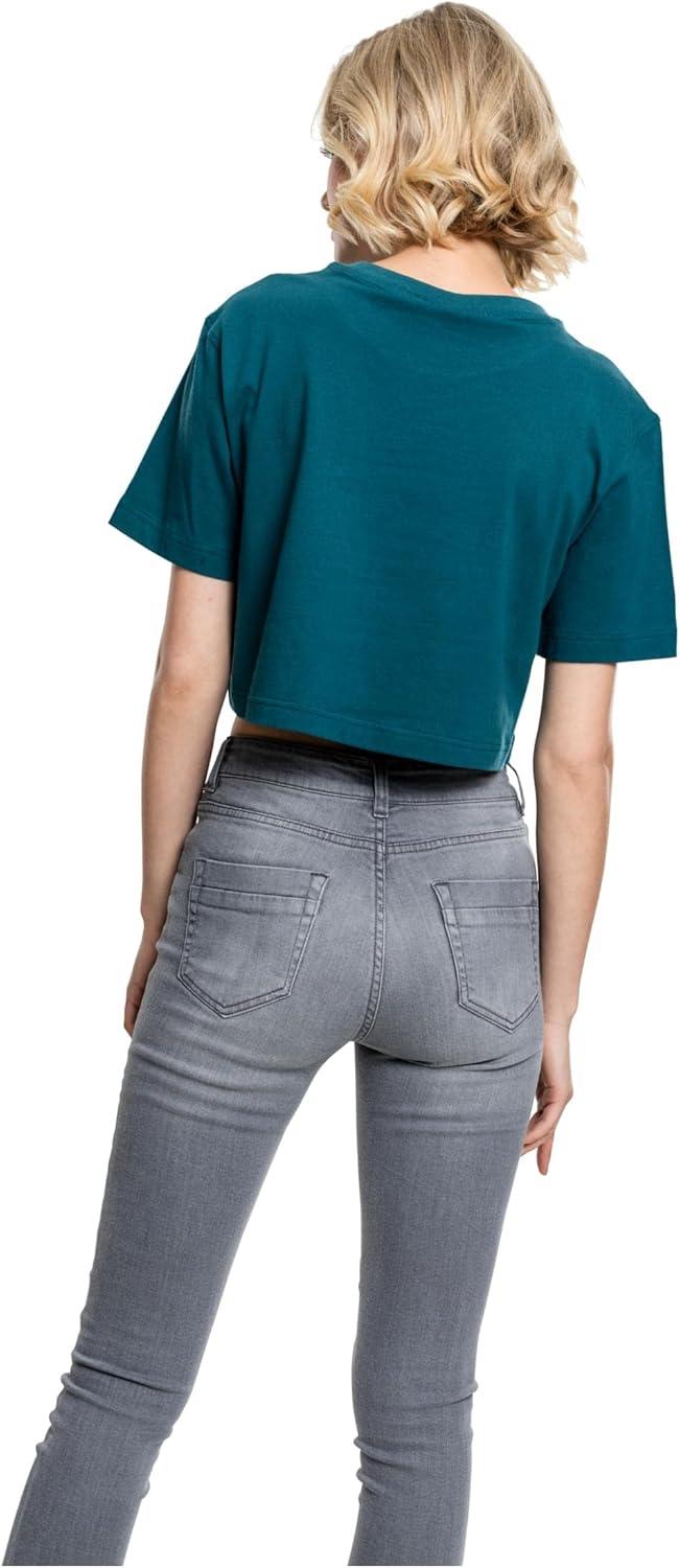 image:imageUrban Classics Ladies Short Oversized Tee TShirt FemmeBleu Sarcelle