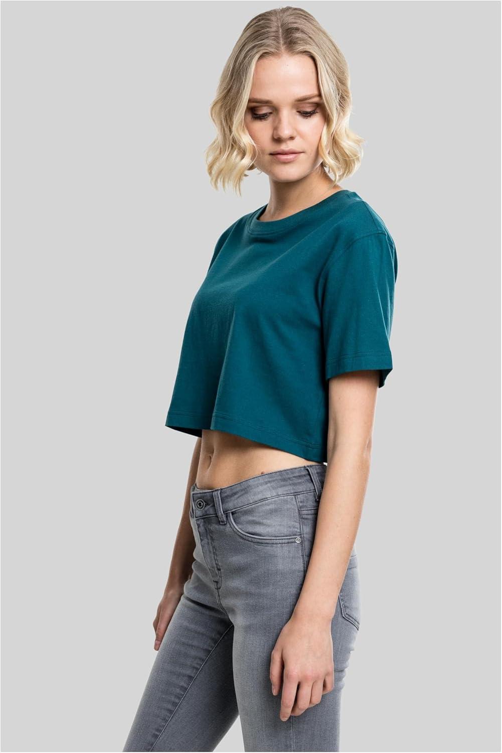image:imageUrban Classics Ladies Short Oversized Tee TShirt FemmeBleu Sarcelle
