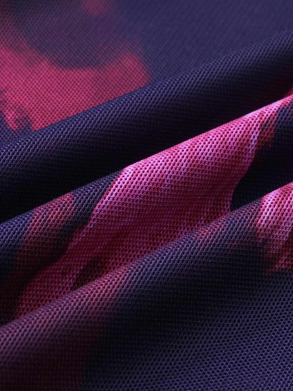 image:imageAdigaber Femme Blouse Dcontract Manches TroisQuarts Chemisier lgant col en V pour Top ModeImprim Violet