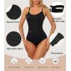 Body Shaper Shapewear Bodysuit – Sexy Body Sculptant Invisible pour Femme, Body String Gainant Femme Ventre Plat, Pression légère & Confortable (Mesurez le tour de taille avant de commander)(Noir)