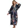 Paon Floral Bleu marine
