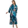 Paon floral - Bleu paon
