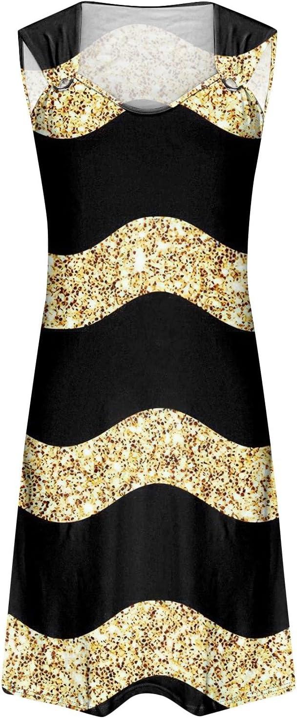 image:imageFemme Robe de Plage Bretelles Dcontract Col en V Lche Genou TShirt Robe Robes Chic et Elegant t sans Manches05kaki
