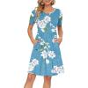 Floral Bleu Clair