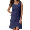 Robe Femme Ete Bleu Foncé