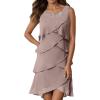 Robe Femme Ete Or Rose