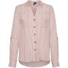 Blanc/Rayures : Bleu Chinoise