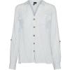 Blanc/Rayures : Bleu Ciel